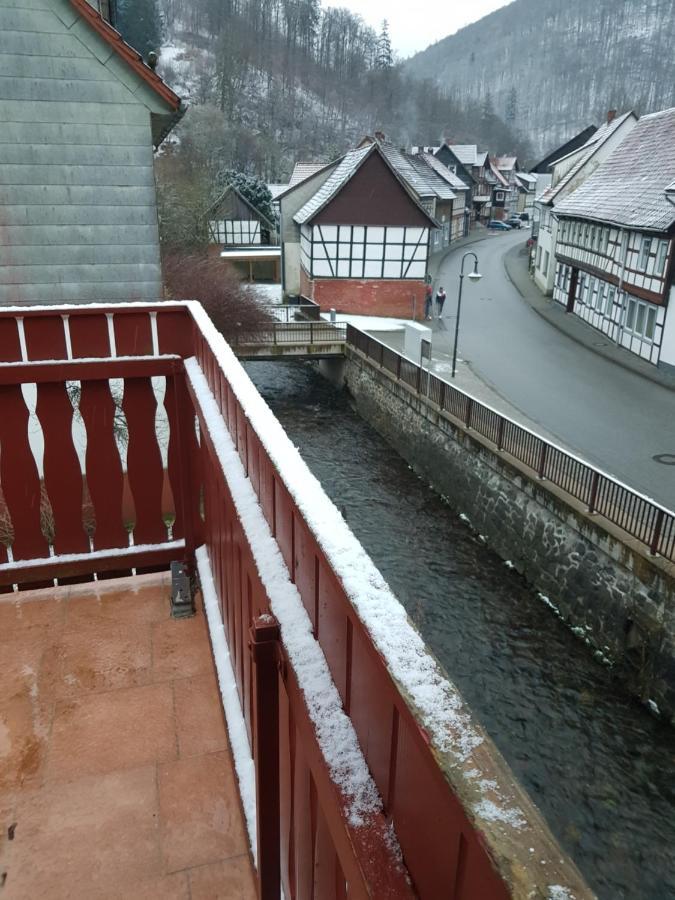 Haus Am Fluss Mit Wunderschoener Dachterrasse Mit Flussblick ,Garten Und Grill Zorge 外观 照片