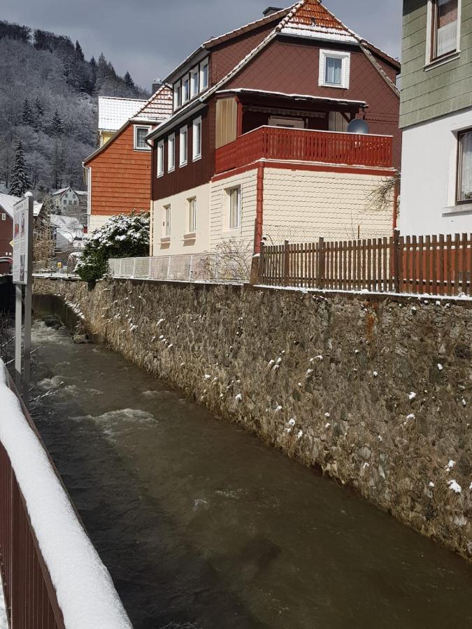 Haus Am Fluss Mit Wunderschoener Dachterrasse Mit Flussblick ,Garten Und Grill Zorge 外观 照片