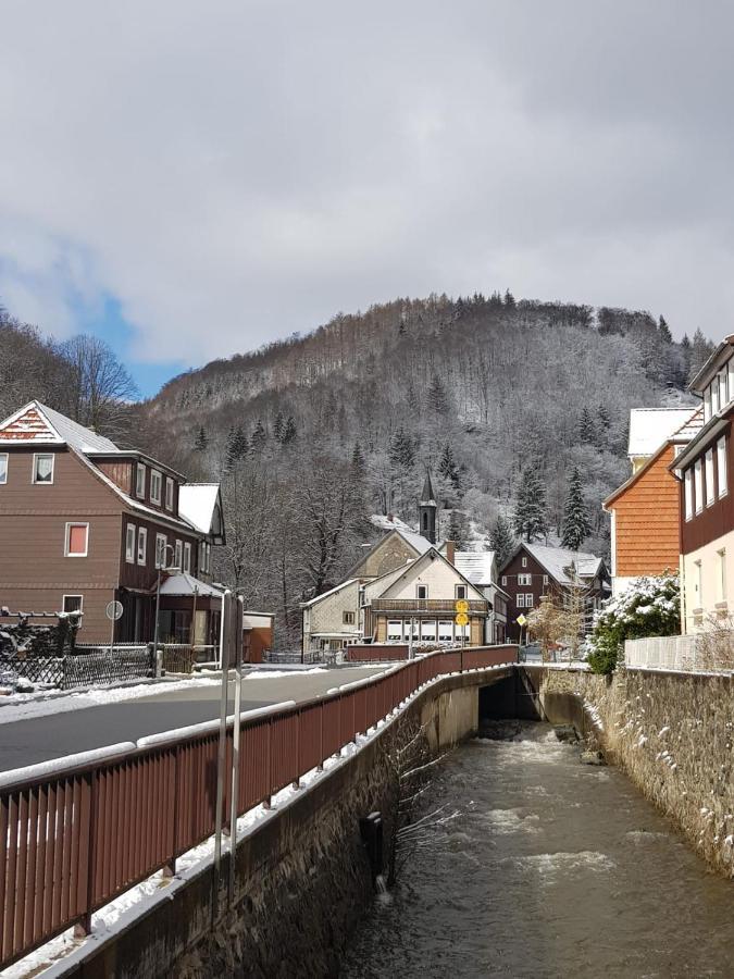 Haus Am Fluss Mit Wunderschoener Dachterrasse Mit Flussblick ,Garten Und Grill Zorge 外观 照片